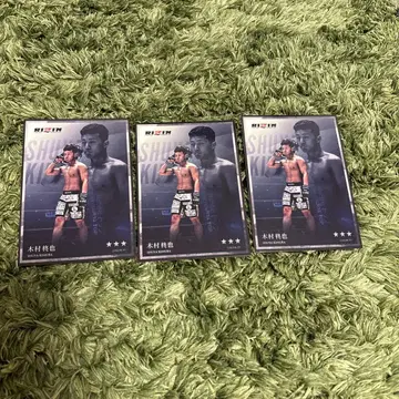 RIZIN 기무라 타쿠야 라이코 리얼 카드 3장 세트