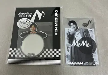 Snow Man 메구로 렌 ON 스티커 거울 세트