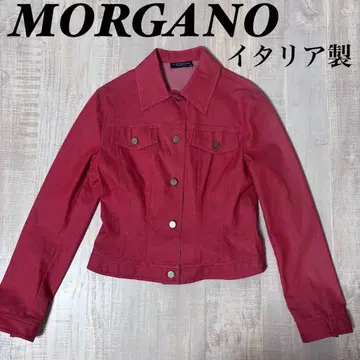 [ 이탈리아제 ] MORGANO 자켓 블루종 모건노 레드 사이즈 42
