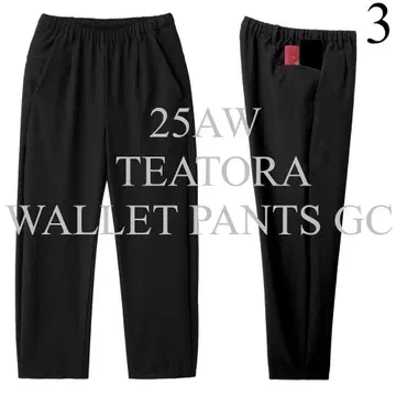 3 TEATORA 25AW 월렛 팬츠 GC 테아토라 팬츠