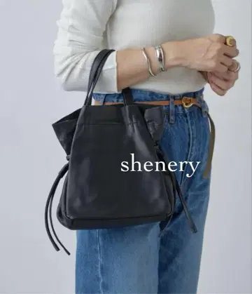 shenery 시너리 소가죽 가죽백 숄더백 블랙