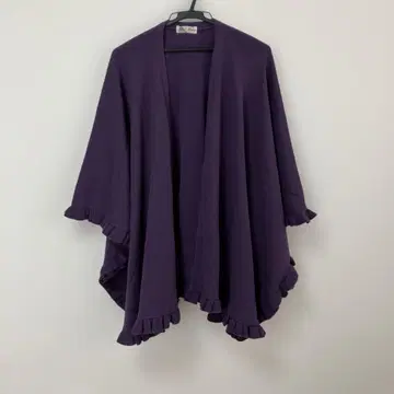 프릴 달린 퍼플 겉옷 8