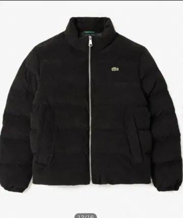 LACOSTE 다운 자켓 US M 블랙 가격 인하 가능