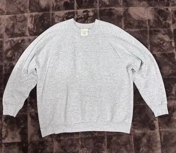 00s FRUIT OF THE LOOM 무지 맨투맨 그레이