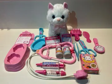 외출 고양이 의사 선생님 세트