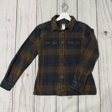 파타고니아 긴팔 체크 셔츠