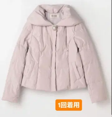 미슈마슈 브로치 포함 다운 자켓