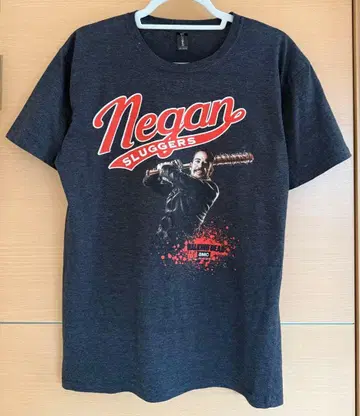 니건 프린트 T셔츠 워킹 데드 AMC