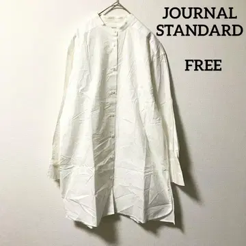 JOURNAL STANDARD 화이트 밴드 카라 셔츠