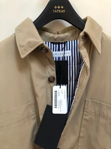 TATRAS 베이지 롱 다운 코트