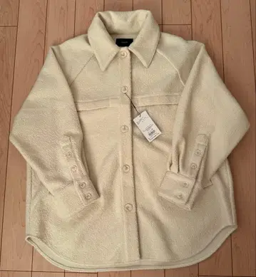 EMODA 래글런 와이드 셔츠 블루종