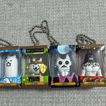 냥코 대전쟁 초코박스 박스 피규어 컬렉션 네코루가 외 총 4종