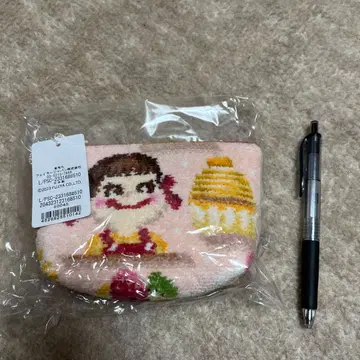 페일러 페코짱 패턴 파우치 핑크
