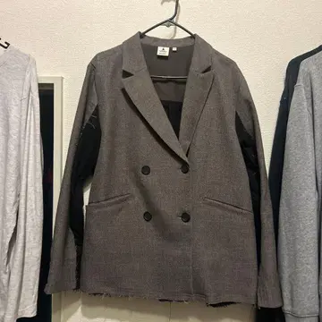 니코앤드 - 테일러드 자켓 그레이 블랙 Long