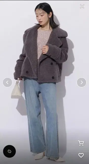 [ 새상품 미사용 ] 2025AW 마이 스트라다 보아 숏코트