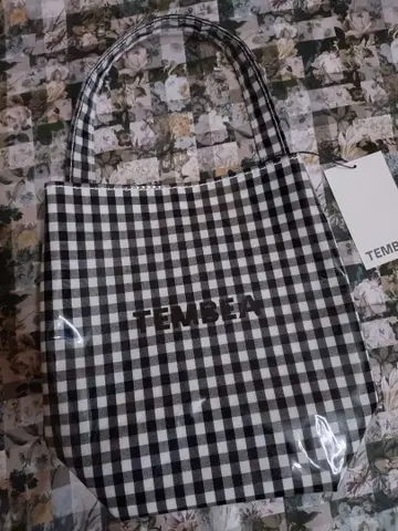 TEMBEA 텐베아 바게트 토트 미니 깅엄 체크