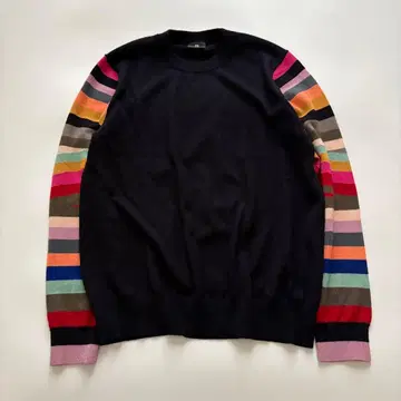 폴스미스 크루넥 니트 울 100% 블랙 사이즈 M