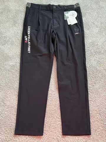 미사용 새상품 LPFG 남성용 팬츠 스트레이트 블랙 S 골프
