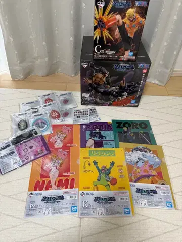 세븐일레븐 제일복권 원피스 라스트 원상 C상 총 19점