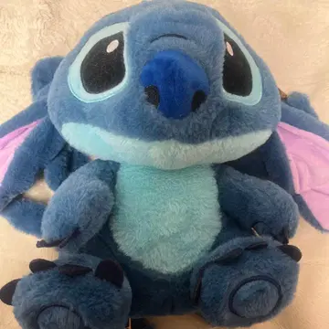 디즈니 스티치 봉제 인형 백팩