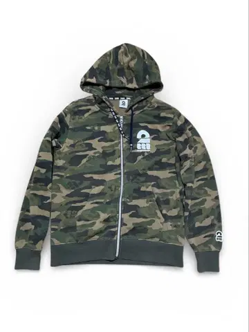 카모 패턴 풀 집업 후드티 2BRO ENTERTAINMENT
