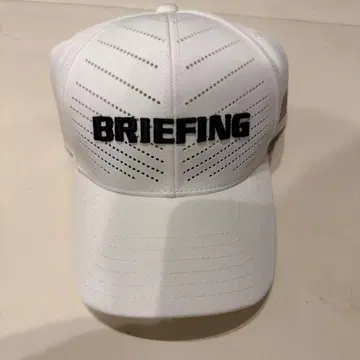 BRIEFING 메쉬 캡 화이트