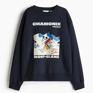 H&M x 미키마우스 콜라보 맨투맨 디즈니