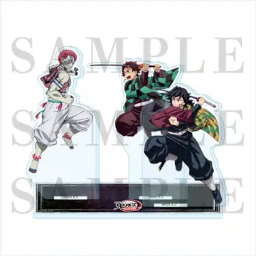 극장판 귀멸의 칼날 무한열차편 격투 아크릴 스탠드 아카자 탄지로 기유