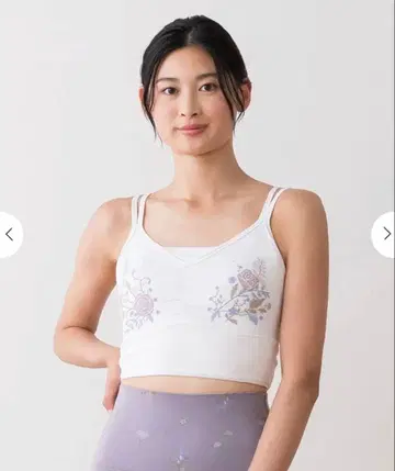 미사용 새상품 라바 lava 브라탑 포함 플라워 레이스 상의 SAKURA