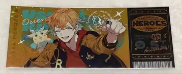 랜덤 홀로그램 티켓풍 카드 Oriens 우사미 리토 R 사인 포함