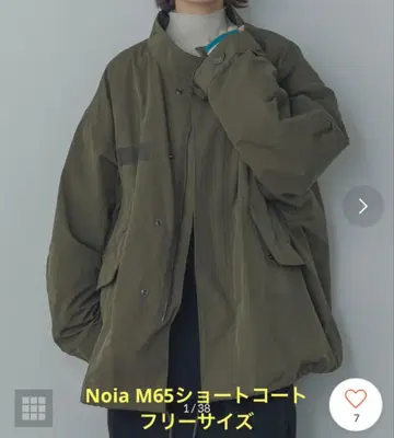 Noia M65 숏코트 카키 프리 사이즈