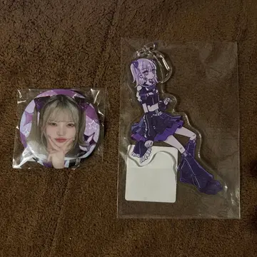 요루아미 복권 후테코 캔뱃지 아크릴 키링