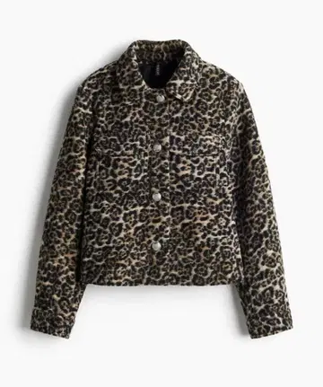 H&M 레오파드 기모 자켓 S 사이즈