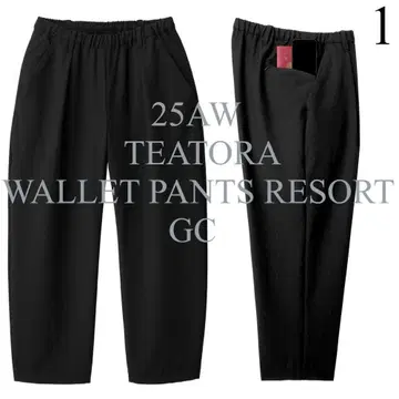 1 TEATORA 25AW Wallet Pants RESORT GC