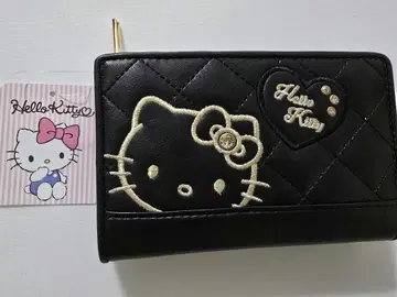 헬로키티 LF(엘르 지퍼) 깊은 지갑 블랙