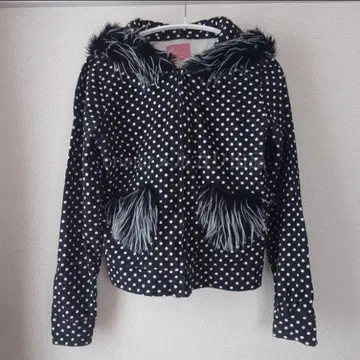 MONSTER yum-yum DOTs 후드티 흑백