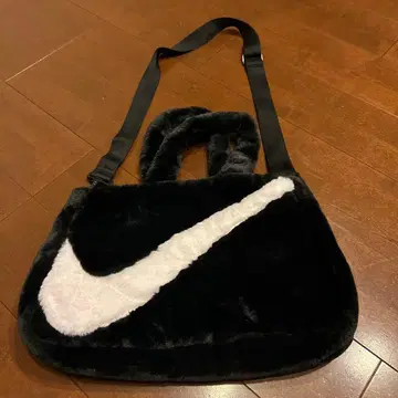 NIKE 나이키 인조 모피 2way 백 토트백 숄더백