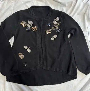 비쥬 자수 가디건 cawaii