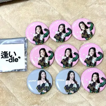 i-dle 2025 아이-dle SHUHUA 슈화 랜덤 캔뱃지 9개