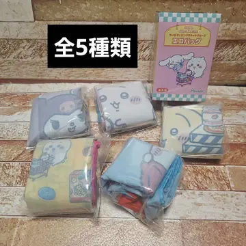 치이카와 x 산리오 캐릭터즈 에코백 전 5종 가챠 컴프 세트