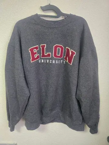 Champion 챔피온 맨투맨 XL 다크 그레이 칼리지