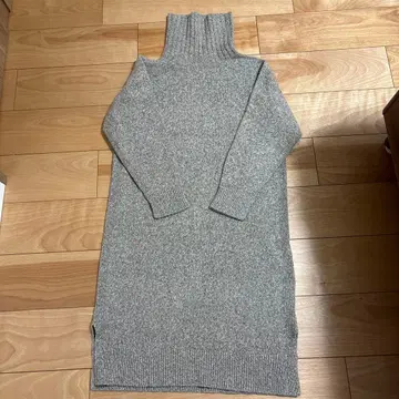 MACPHEE 하이넥 롱 스웨터