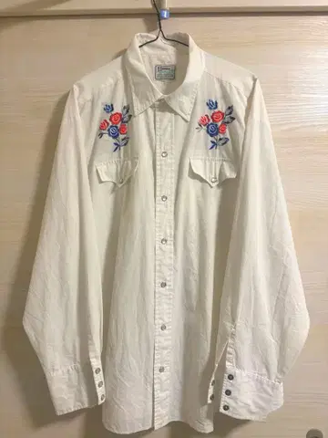 초레어 70s HBARC 웨스턴 셔츠 새상품급 빈티지 빅 사이즈