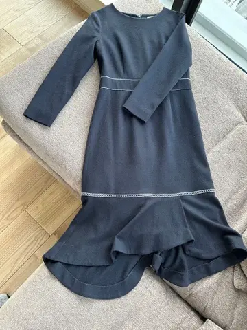 비아지오 블루 네이비 머메이드 원피스 2 울 100