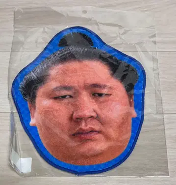 일본 스모 협회 이치노조 리키시 얼굴 손수건 새상품