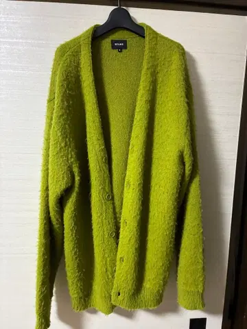 BEAMS 그린 가디건 M