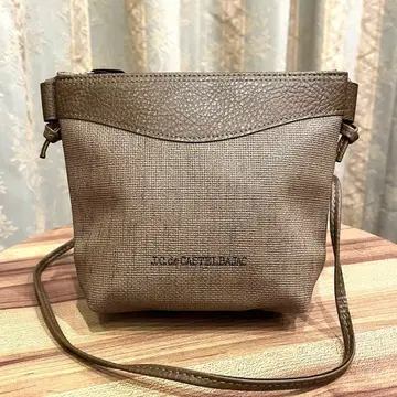 레어 새상품급 CASTELBAJAC 까스텔바작 숄더백 브라운