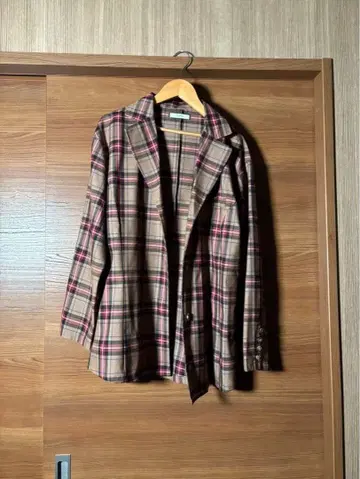 [ jouetie/쥬에티 ] 체크 무늬 테일러드 자켓 벨트 포함