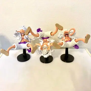 3개 세트 원피스 피규어 KING OF ARTIST 루피 기어5