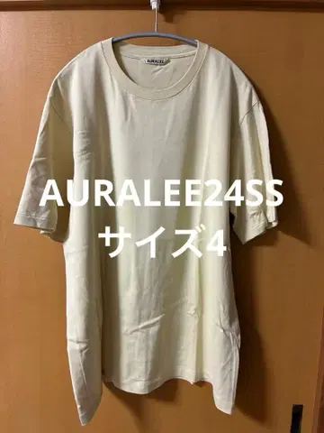 AURALEE 24SS LUSTER PLAITING TEE